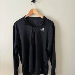 Adidas Men's Black Quarter Zip